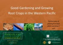 Good Gardening and Growing Root Crops in the Western Pacific