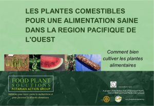 Food Plants for Healthy Diets in the Western Pacific - French