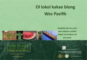 Food Plants for Healthy Diets in the Western Pacific - Bislama