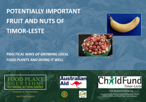 Potentially Important Fruit and Nuts of Timor-Leste